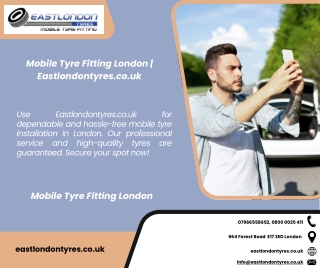 Mobile Tyre Fitting London  Eastlondontyres.co.uk