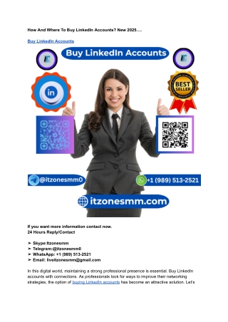 how and where to buy linkedin accounts new 2025