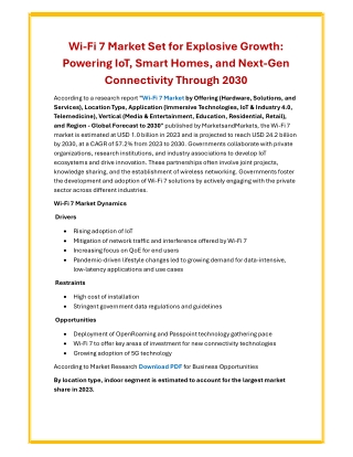 Wi-Fi 7 Market-Size-Share-Industry-report-2030
