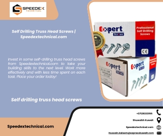 Self Drilling Truss Head Screws  Speedextechnical.com