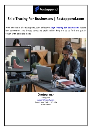 Skip Tracing For Businesses | Fastappend.com