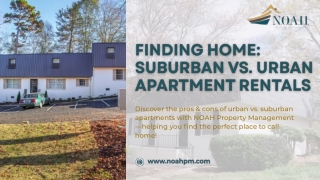 Finding Home Suburban vs. Urban Apartment Rentals