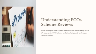 Eco4 Scheme Reviews