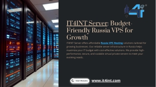 IT4INT Server: Budget-Friendly Russia VPS Server for Growth