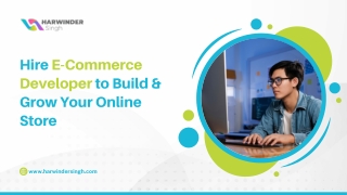 Skilled Ecommerce Developers for Custom Store Solutions