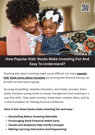 How Popular Kids’ Books Make Investing Fun And Easy To Understand?
