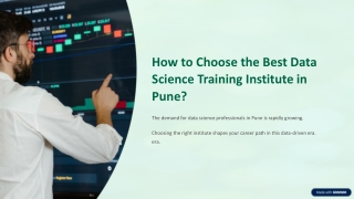How to Choose the Best Data Science Training Institute in Pune