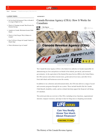 CRA MyAccount for Life Insurance Planning: Canada 2025
