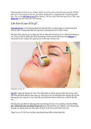 Có nên lăn kim trị sẹo rỗ không Những lưu ý khi thực hiện.docx