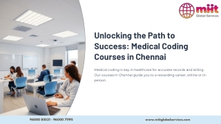 Unlocking the Path to Success Medical Coding Courses in Chennai
