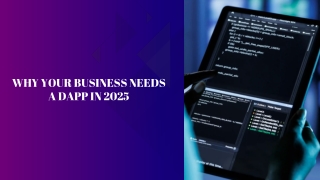 Why Your Business Needs a DApp in 2025