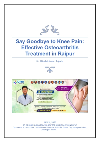 Say Goodbye to Knee Pain
