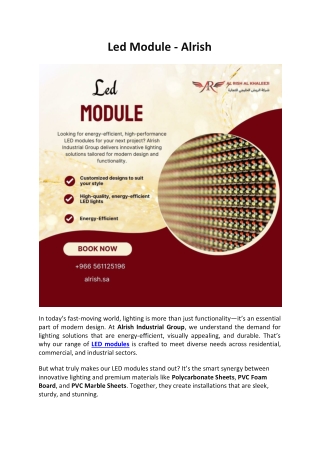 Led Module PDF