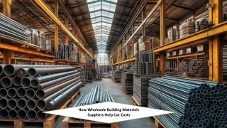 How Wholesale Building Materials Suppliers Help Slash Construction Costs