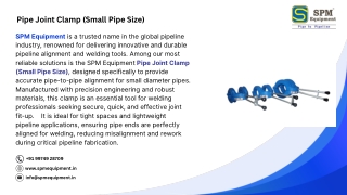 pipe joint clamp small pipe size
