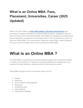 What is an Online MBA_ Fees, Placement, Universities, Career (2025 Updated) (1)
