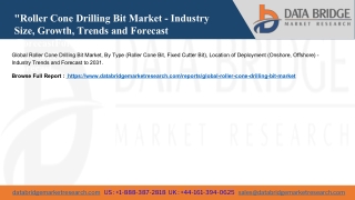 Global Roller Cone Drilling Bit Market