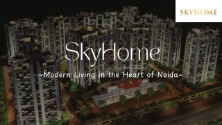 Sikka Skyhomes – Premium Residences Crafted by Sikka