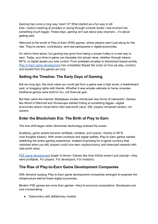 Past, Play, and Profit_ Time-Traveling Through the Evolution of P2E Game Development