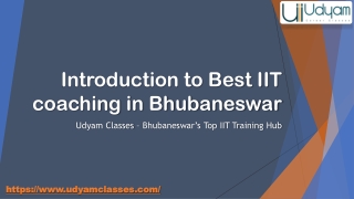 From Basics to Brilliance – Best IIT JEE Coaching in Bhubaneswar