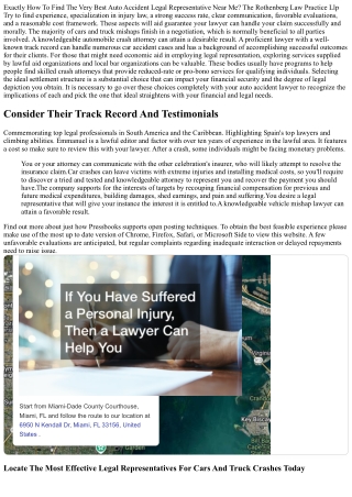 Just How To Select The Very Best Automobile Crash Lawyer