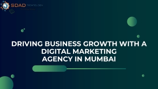 Digital marketing agency in Mumbai From Sdad Technology