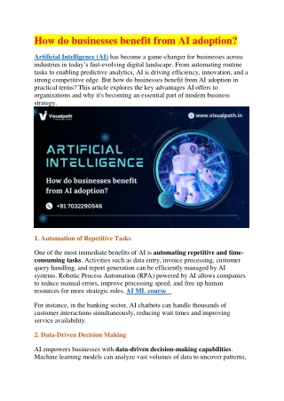 Best Machine Learning Course in Hyderabad | Online AI Course