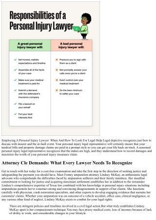 What To Expect When Employing An Injury Lawyer