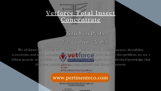 vetforce total insect concentrate