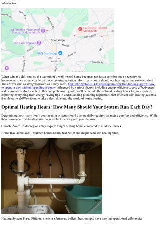 **Optimal Heating Hours: How Many Should Your System Run Each Day?**