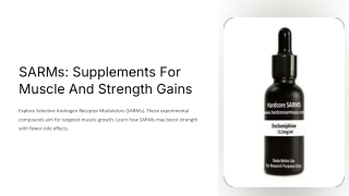 Supplements For Muscle And Strength Gains