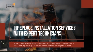 fireplace installation services with expert