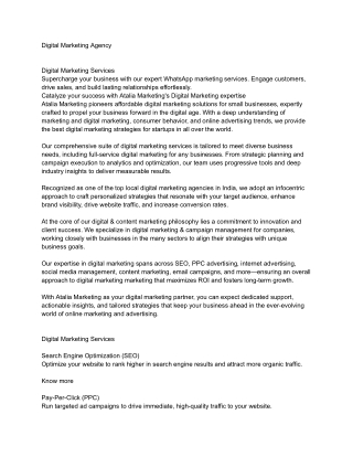 Digital Marketing Agency