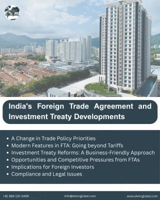 India's Foreign Trade Agreement and Investment Treaty Developments