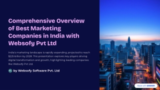 best marketing companies in india