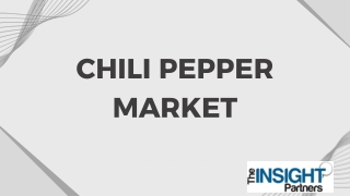 Chili pepper Market