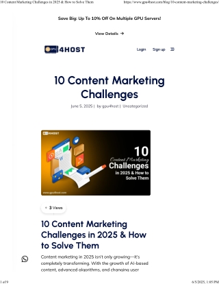 10 Content Marketing Challenges in 2025 & How to Solve Them