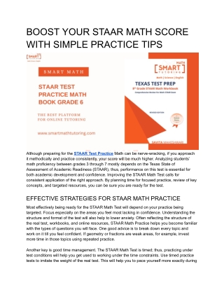 boost your staar math score with simple practice