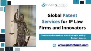 Global Patent Services for IP Law Firms and Innovators