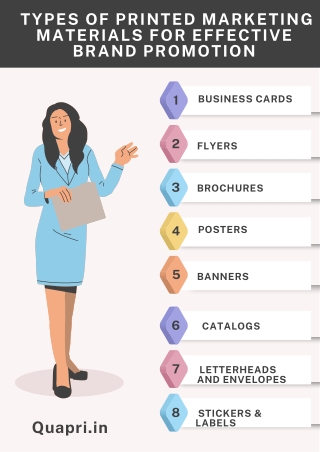 Types of Printed Marketing Materials for Effective Brand Promotion