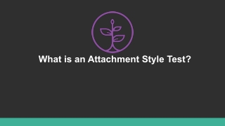 What is an Attachment Style Test?