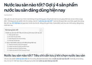 Nước lau sàn nào tốt? Gợi ý 4 sản phẩm nước lau sàn đáng dùng hiện nay