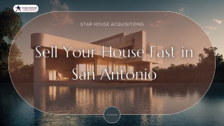 sell your house in San Antonio