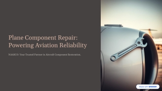 plane component repair powering aviation
