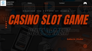 No.1 Casino Slot Game Development Company | Gamecrio Studios