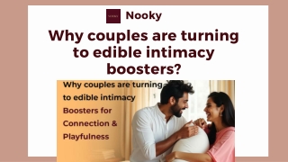Why couples are turning to edible intimacy boosters