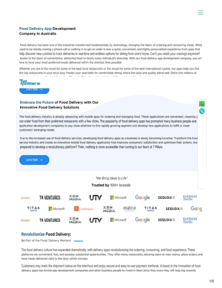 Why Hire a Food Delivery App Development Company in 2025