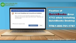 How to Fix QuickBooks Install Error Code 1712?