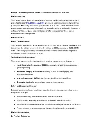 Europe Cancer Diagnostics Market