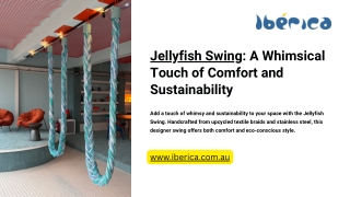Jellyfish Swing: A Whimsical Touch of Comfort and Sustainability